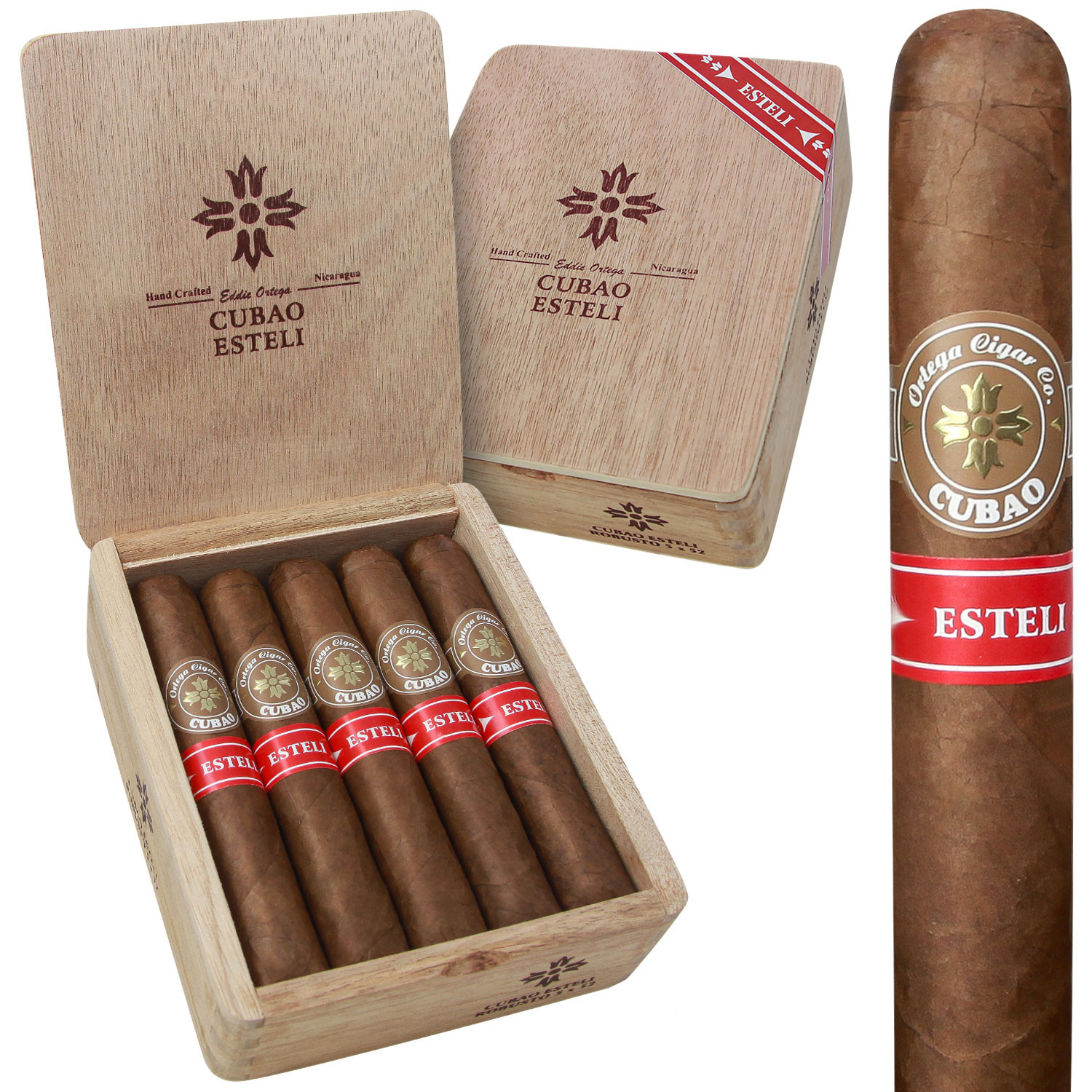 Ortega Cubao Esteli Robusto hộp 10 điếu