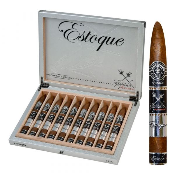 Xì Gà Montecristo Espada Estoque Vintage 2002 Hộp 10 Điếu